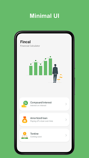 Android application Fincal: Compound Interest and screenshort