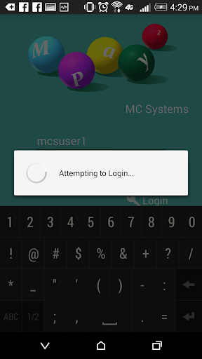 MCSPay Screen 2