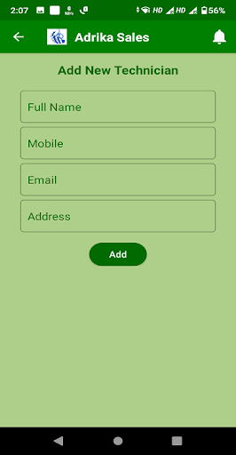 Adrika Sales Screen 3