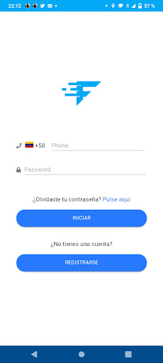 Android application FASTER ANDES screenshort