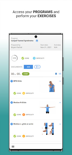 ET Exercise Therapy Screen 2
