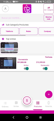 Android application Quick Run Negocios screenshort