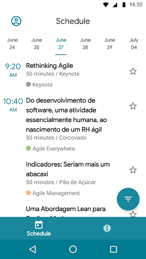 Android application SGRio 2024 screenshort