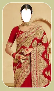 Women Bridal Saree Photo Suit