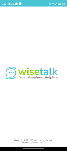 Android application WiseTalk - Happiness Helpline screenshort