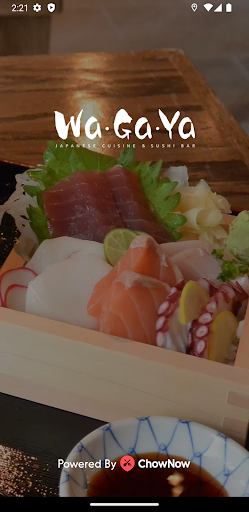 Android application Wagaya Japanese Restaurant screenshort