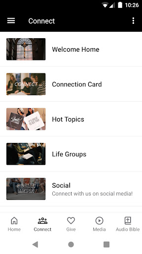 HilltopNaz App Screen 2