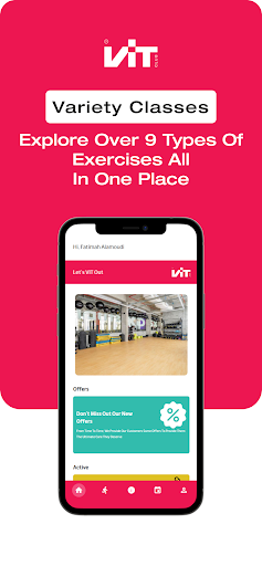 Android application VIT Fitness screenshort