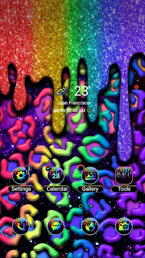 Android application Jelly RainbowLeopard-Wallpaper screenshort