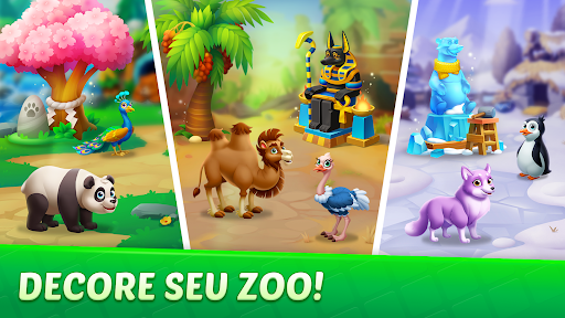 Zoo Match 3 Quebra-cabeça Captura de Tela do Aplicativo Android 6