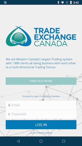 Android application Trade Exchange Canada Mobile screenshort
