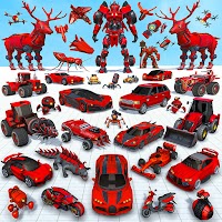 Deer robot car game - робот-трансформер игры