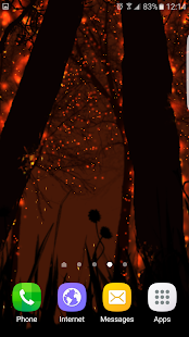 Burning Forest Live Wallpaper Screenshot