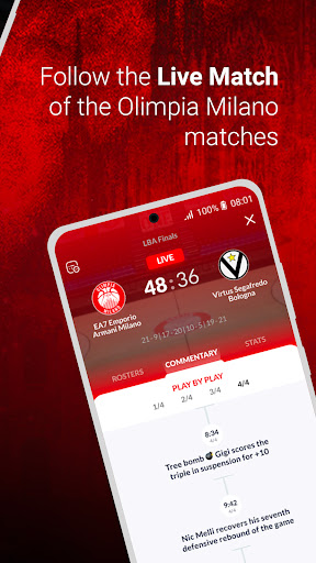 Olimpia Milano – Official App Screen 3