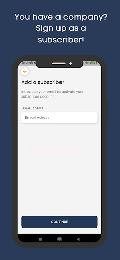 Screenshot of Taximes App