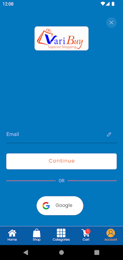Android application VariBuy – Superior Shopping screenshort