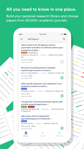 Screenshot of Paperpile