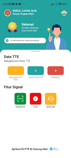 BirTTE: e-Sign Bireuen Screen 3