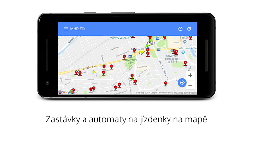 MHD Zlín: online poloha Screen 3