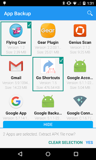 App screenshot