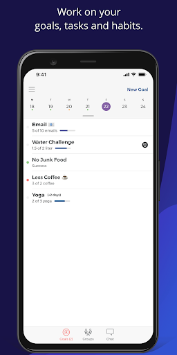 Goalify - Goal & Habit Tracker 4.20.4 screenshots 1