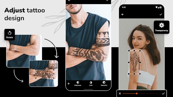 Foto Tattoo Simulator Screenshot