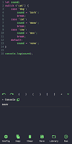 Captura de Pantalla 5 JavaScript Editor android