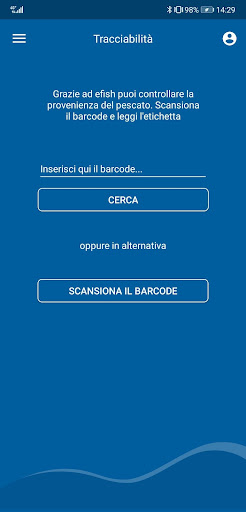 Android application E-Fish Porto Garibaldi screenshort