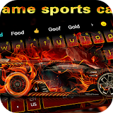 Luxury Speeding flame Racing Keyboard Theme icon
