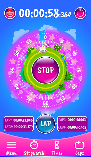 Unicorn Stopwatch  Timer