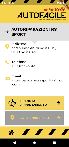 AUTOFACILE Screen 3
