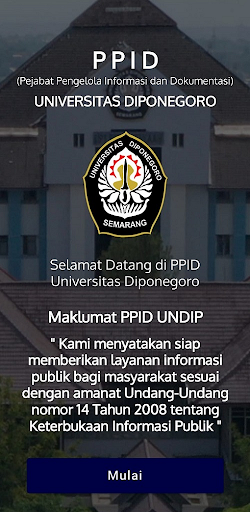 Android application PPID UNDIP screenshort