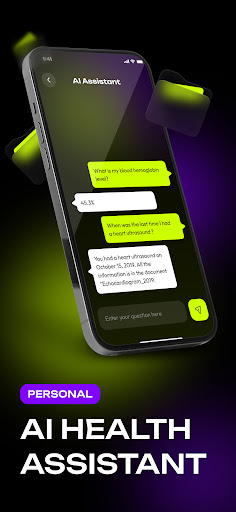 Android application Keepo - AI health assistant screenshort