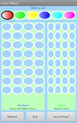 Color Match Screen 2
