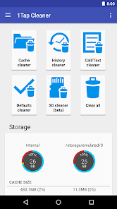 1Tap Cleaner Pro (clear cache) 4.51 APK + Mod (Remove ads / Optimized) for Android