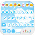 Cover Image of Download Cloud Love Emoji Keyboard Skin 1.1.5 APK