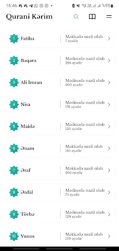 Qurani Kərim internetsiz Screen 2