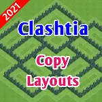 Cover Image of Download Clashtia - Maps of CoC Base Layouts Copy Directly 1.2 APK