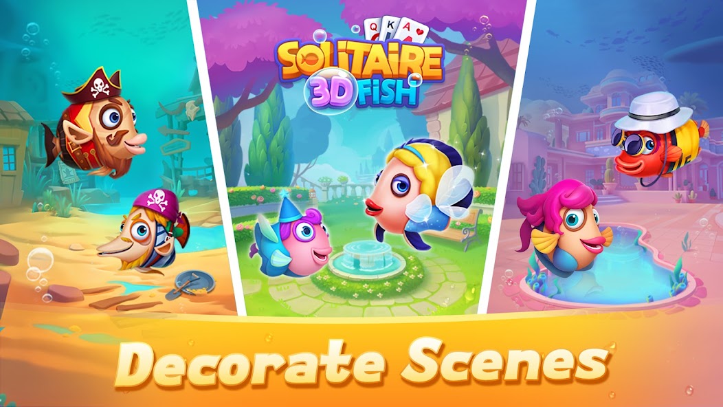 Solitaire 3D Fish banner