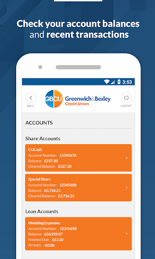 GB Credit Union Screen 2