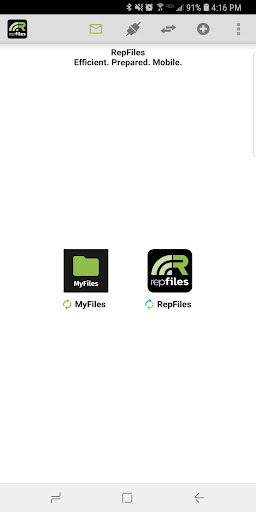 Android application RepFiles screenshort