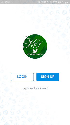 Android application KET Learning app screenshort