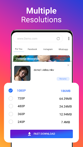 All Video downloader 2024 Screenshot 2 - AppWisp.com