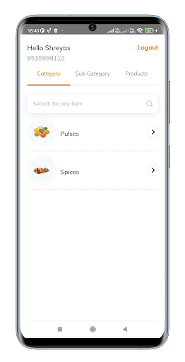 Aggrow Catalog Manager Screen 2