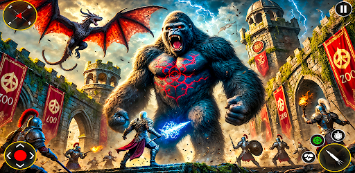 Wild Gorilla City Attack অ্যান্ড্রয়েড অ্যাপ অফিশিয়াল কভার ব্যানার