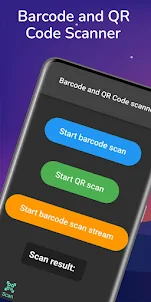 Barcode and QR code Scanner