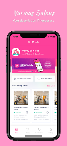 Salonbookly Screen 3