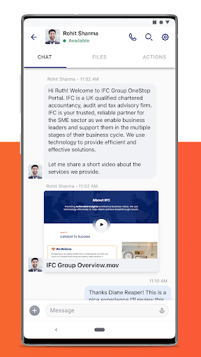 IFC: Client Portal Screen 3