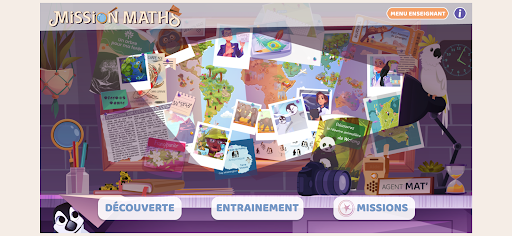 Android application Mission Maths CM screenshort
