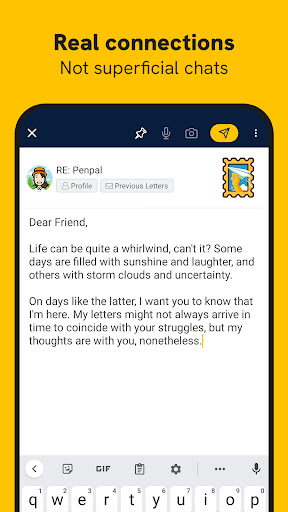 Screenshot of Slowly: Make Global Friends